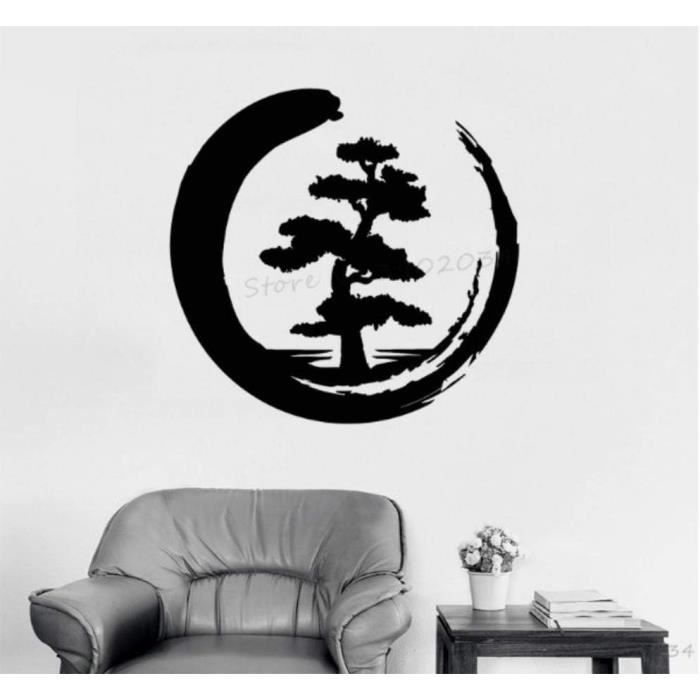 Autocollant mural arbre de vie zen