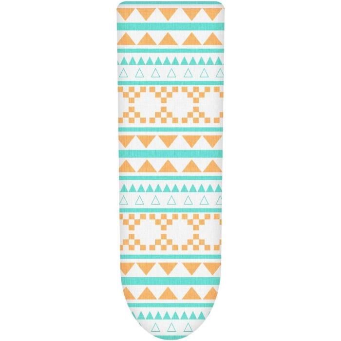 Housse De Planche à Repasser Vileda Super Doux Coton Molletonné - Universelle 110-130 X 30-45 Cm, Repassage Confortable Et Rapide