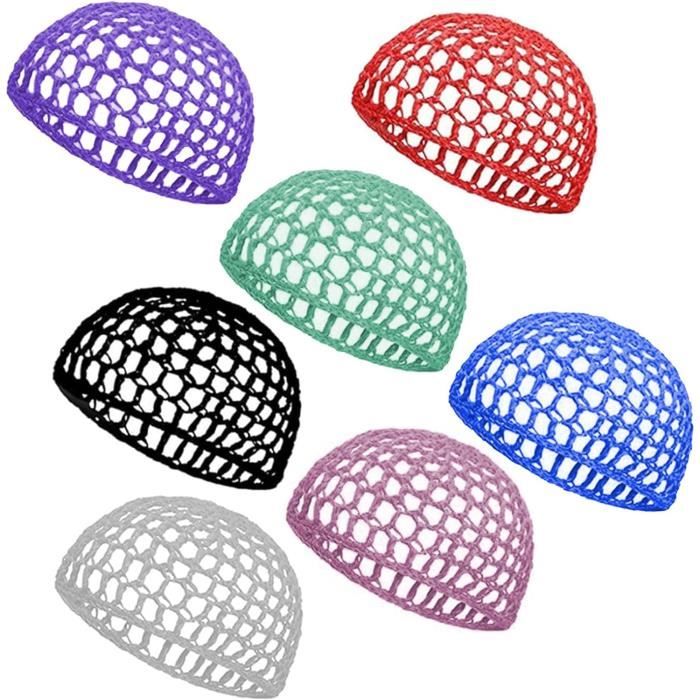 Bonnet de Nuit - Multi Usage - Femme - Résille Respirante - Protection Cheveux - 7pcs