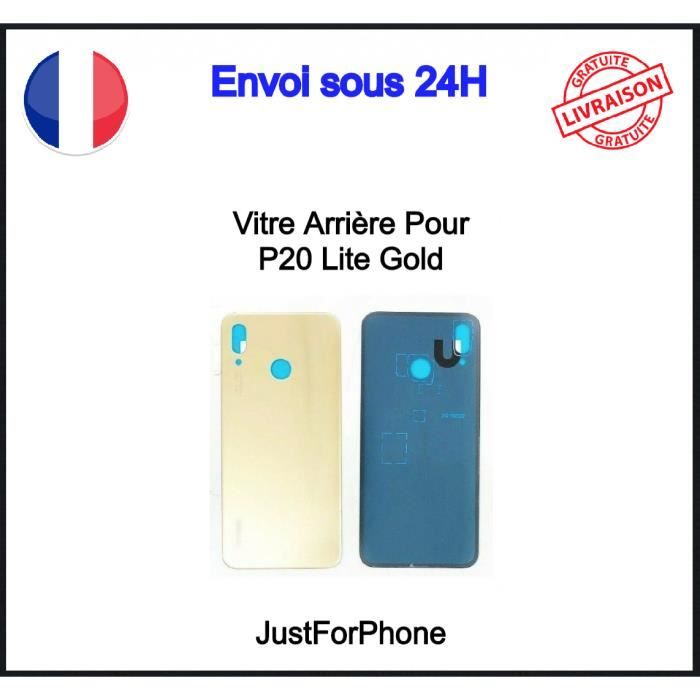 Vitre Arrière Huawei P20 Lite Adhésif Réparation Facile - vue 2