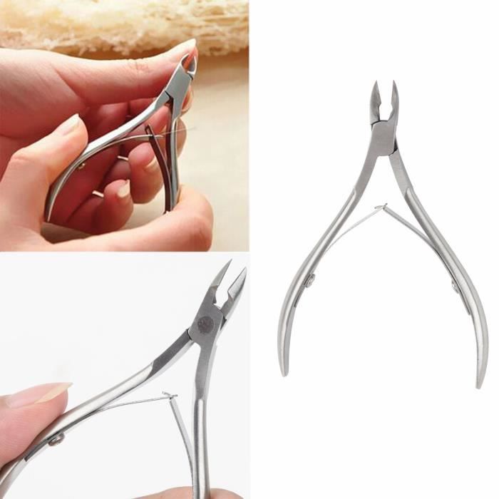 Pince à Cuticules En Inox Violet - Précision Pro Pour Manucure/pédicure - Neuf