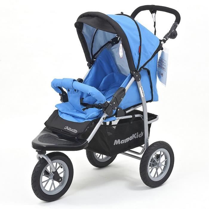 Poussette tout terrain en 3 roues - pliable en 1 c - Cdiscount