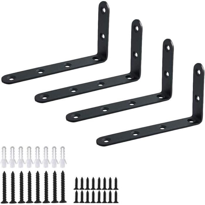 Equerre Etagere Murale Metal En Triangle 65mm X 65mm Cold Roulé Acier