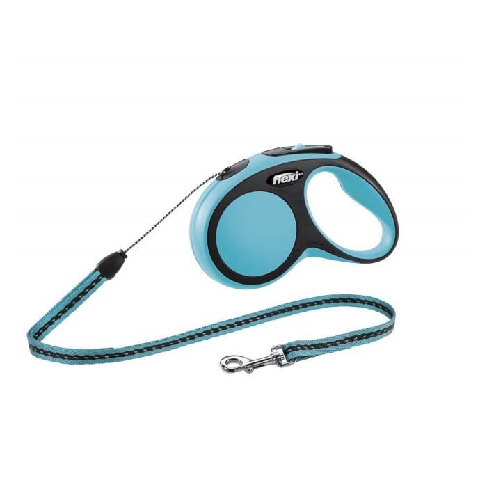 Flexi CR04096AZ New Confort Laisse pour Chien Bleu Taille S