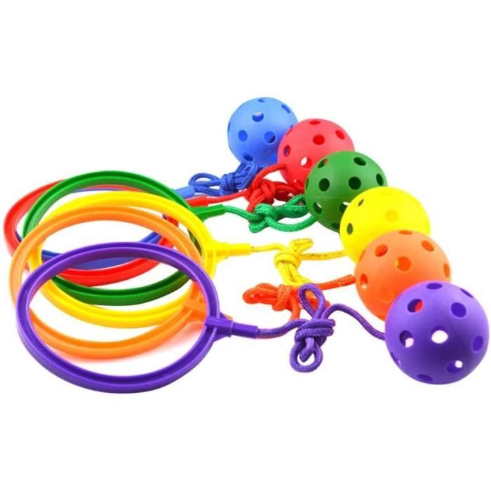 LATRAT Ballon de saut avec compteur, balle de saut pour enfants, chevilles,  corde à sauter pour enfants, adolescents, adultes, couleur aléatoire