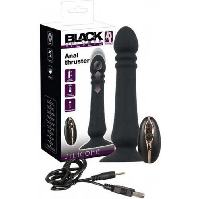 Vibromasseur Anal - You 2 Toys - Télécommandé - 7 Modes de Vibration - 3  Vitesses de Poussée - Noir