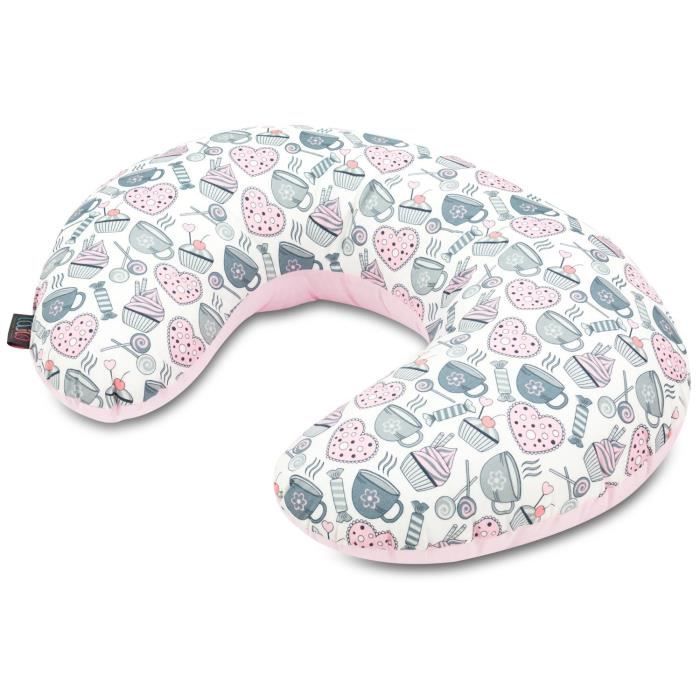 Lajlo Coussin D Allaitement Ergonomique En U Maintien Et Soulage Le Dos Tetee Ou Biberon 60 X 40 X 15 Cm Muffin Cdiscount Puericulture Eveil Bebe