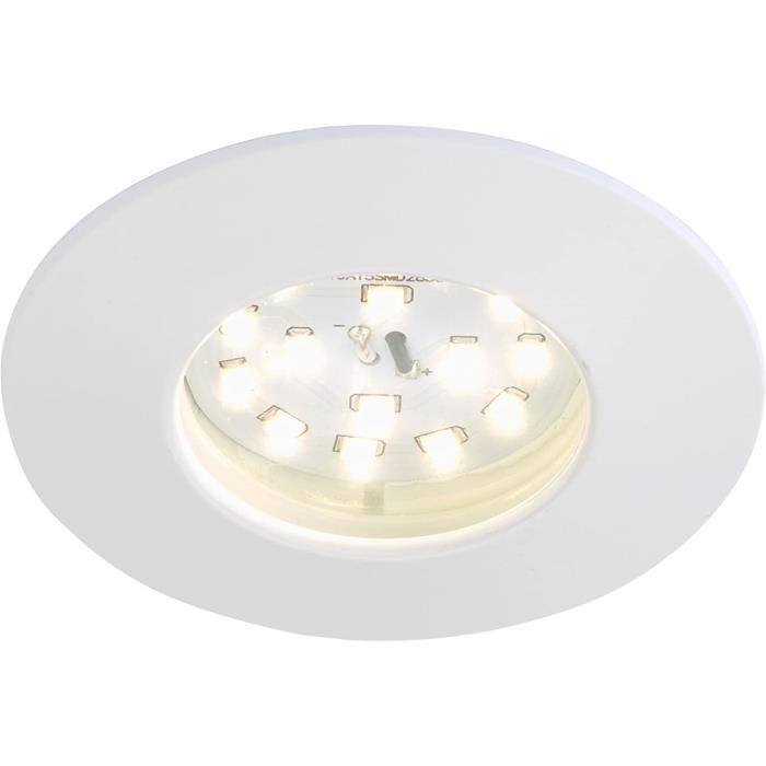 Leuchten 7231-016 Encastrable LED 230v, plafonnier, Spots, Salon ou Lampe de Salle de Bain