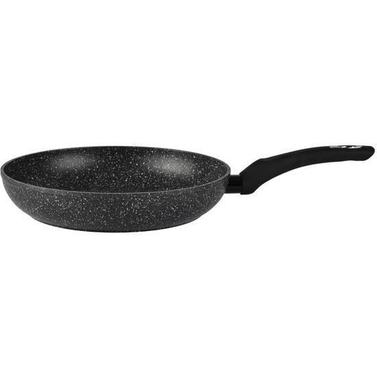 KLAUS sauteuse poele en pierre amovible 32 cm couvercle en verre marmite wok 5