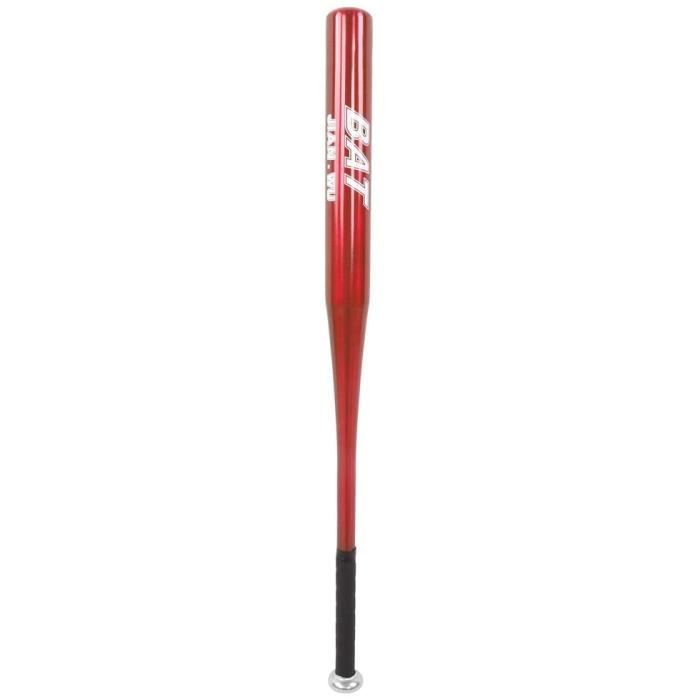 Batte De Baseball En Acier – 72 Cm, Noir, Légère, Poignée Antidérapante, Pour Enfants Et Adultes