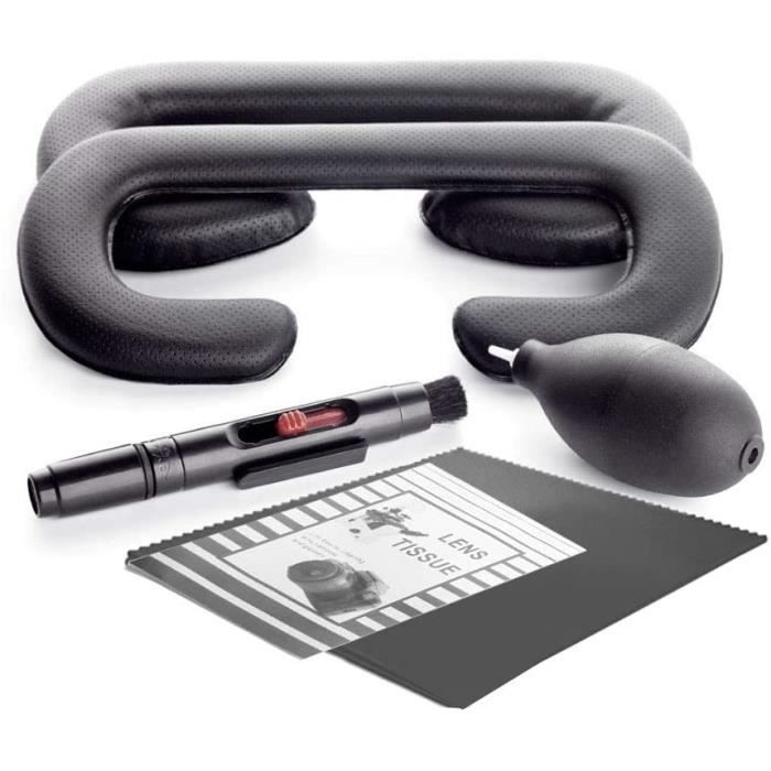 Lot De 3 Coussinets De Remplacement Pour HTC Vive - Mousse Mémoire De Forme 11 Mm, Cuir PU, Hygiénique, Champ De Vision Amélioré - 7