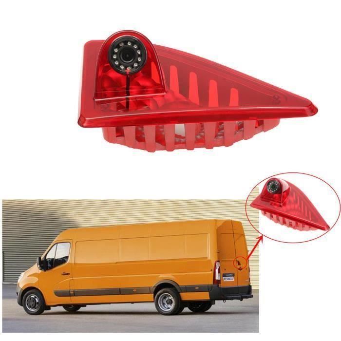 HD Auto Haut Lampe Freinage Lumière Vue Arrière Caméra De Recul Peut Ajuster L Angle Vision Nocturne Compatible Avec Opel Vauxhall Movano Renault Master Nissan Nv400 1070156815
