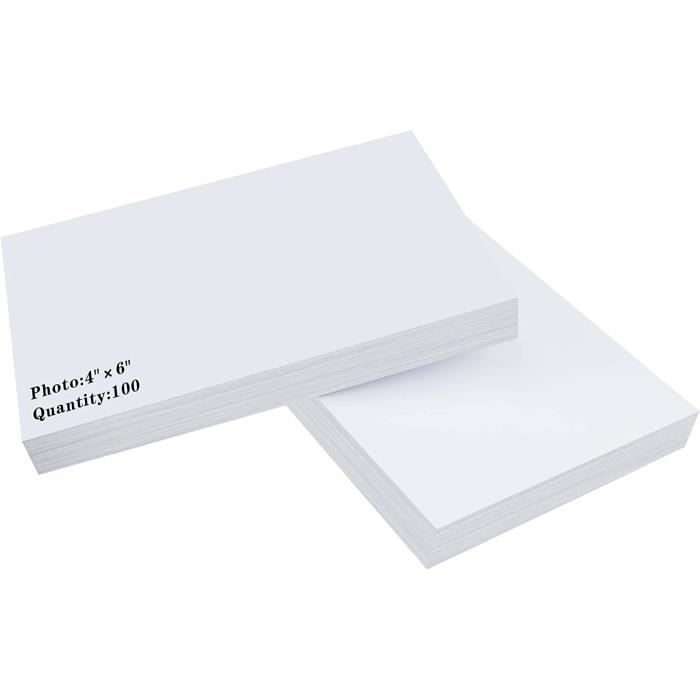 123encre Premium Glossy papier photo brillant 260 g/m² 10 x 15 cm (100  feuilles)