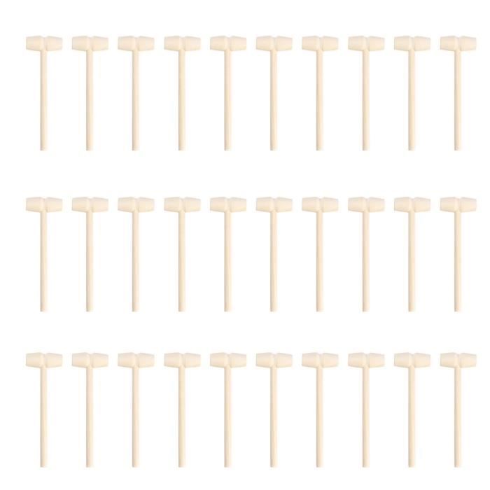 Maillet En Bois De Hêtre Perfk 225mm - Marteau Pour Menuisier Et Charpentier - Pour Assemblage Pièces Bois