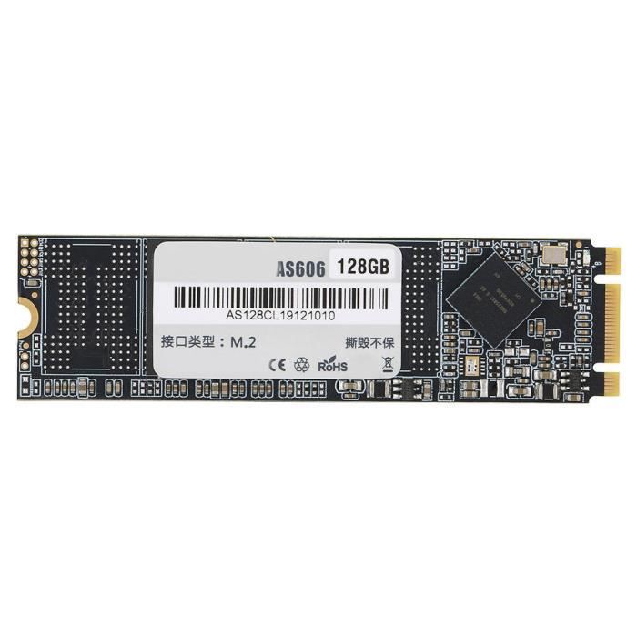 SSD Interne SSD Protocole Sata M.2/Ngff Solid State Drive 2280 Ordinateur De Bureau 128Go As606 Vitesse De Lecture 551 Mo/S