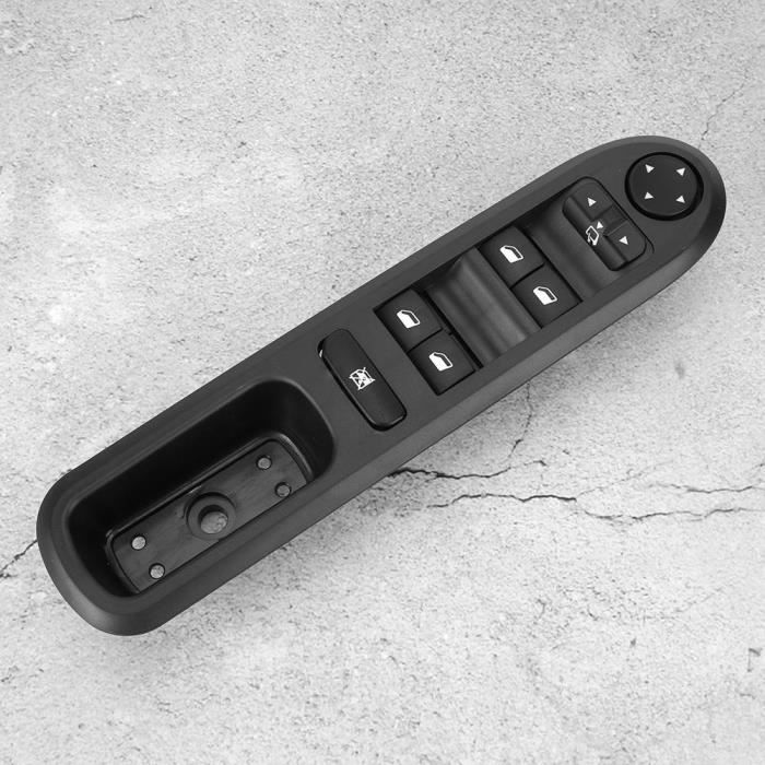 AYNEFY 532697045 Interrupteur de commande de fenêtre côté conducteur gauche accessoires de voiture adaptés pour Peugeot 407 6D