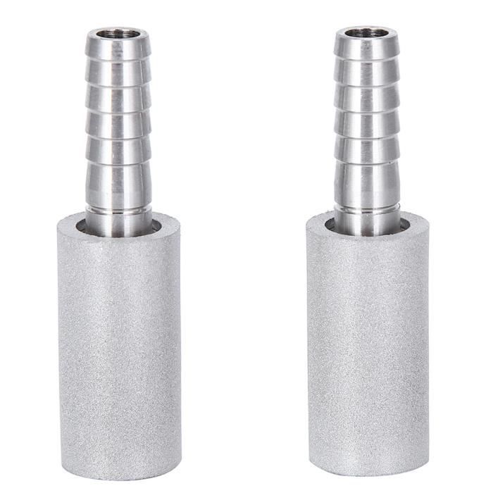 10 Pierres De Diffusion En Acier Inoxydable 0,5 µm - Pour Carboniser La Bière Maison En Fût (accessoire Brassage)
