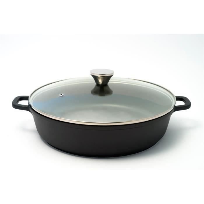 Mijoteuse basse + couvercle verre - 5 Lt Ø 32 cm