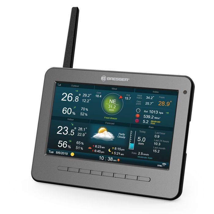Bresser Station De Base Supplémentaire Pour Centrale Météo 7002581 Blanc
