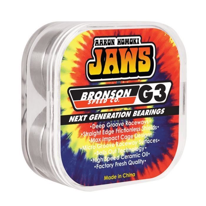 Roulements Skate Bronson TFunk Pro Raw - Lot De 8, Noir, 8mm - Neuf Sous Emballage