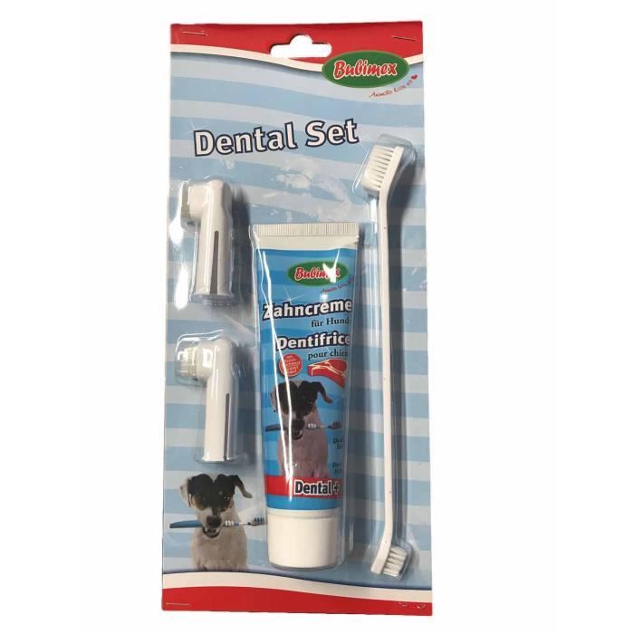 Comparer les prix de BUBIMEX Kit dentifrice - Pour chien