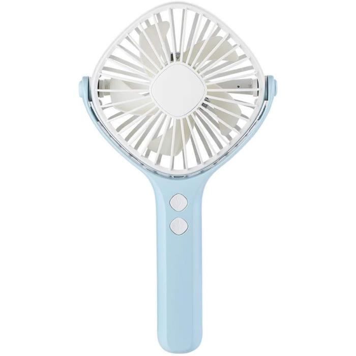 Ventilateur De Bureau Portable à Piles AA - 2 Vitesses - Léger Et Compact - Pour Maison, Voyage Ou Extérieur - 6