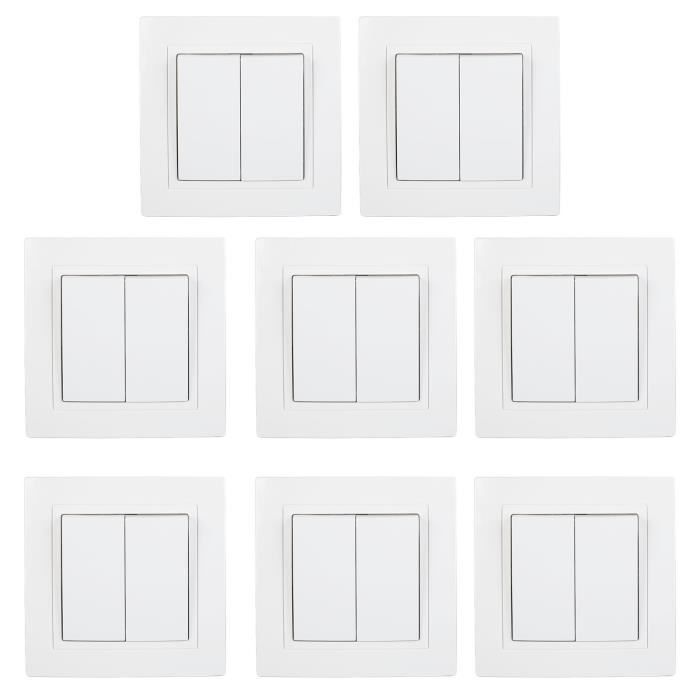 Cikonielf Wall Switch Panel, Detachable Wall Switch 10A 250V for Home