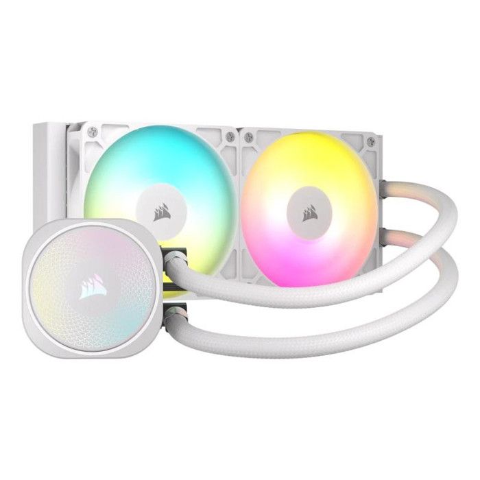 Refroidissement PC – CORSAIR – CW-9060094-WW – NAUTILUS 240 ARGB BLANC Liquid CPU Cooler