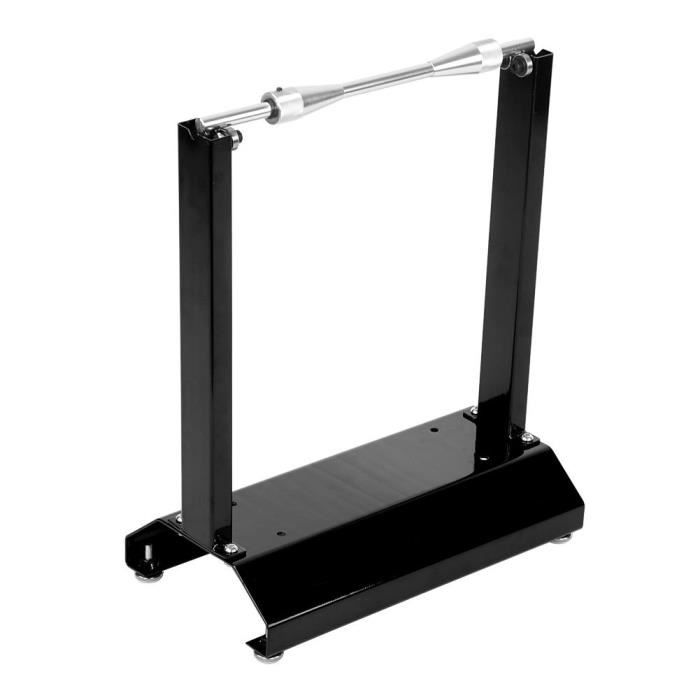 Équilibreuse De Roues Manuelle Portable WilTec – Balanceur Auto Robuste, Hauteur 57,5 Cm, Moyeu 3,8-10,2 Cm, Garage & Atelier