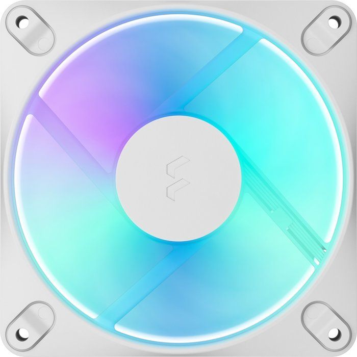 Fractal Refrigeration Air 120mm Dynamic 3 Reverse PWM RGB Blanc - vue 2