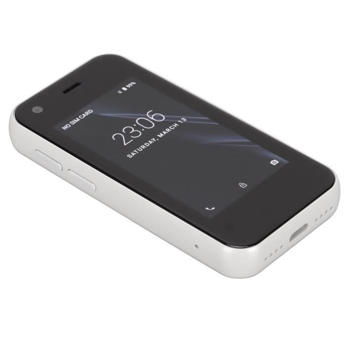 (Perle Blanche) Mini Téléphone Portable Petit Smartphone Déverrouillé