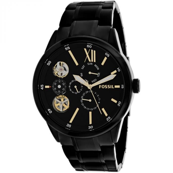 FOSSIL 48MM FLYNN Automatic Gunmetal Stainless Steel Watch BQ2384 £72.00 -  PicClick UK