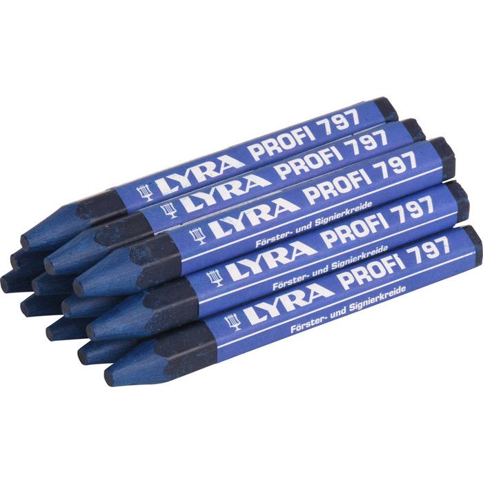 12 craies forestières 120 x 12 bleues - LYRA - 4870051