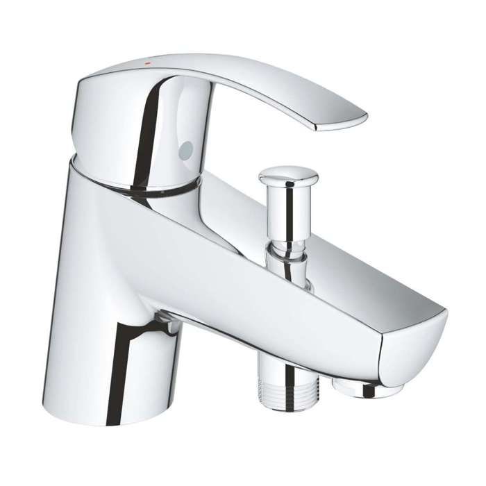 GROHE Mitigeur bain/douche Eurosmart 33412002 - Limiteur de température - Clapet anti-retour - Chrome