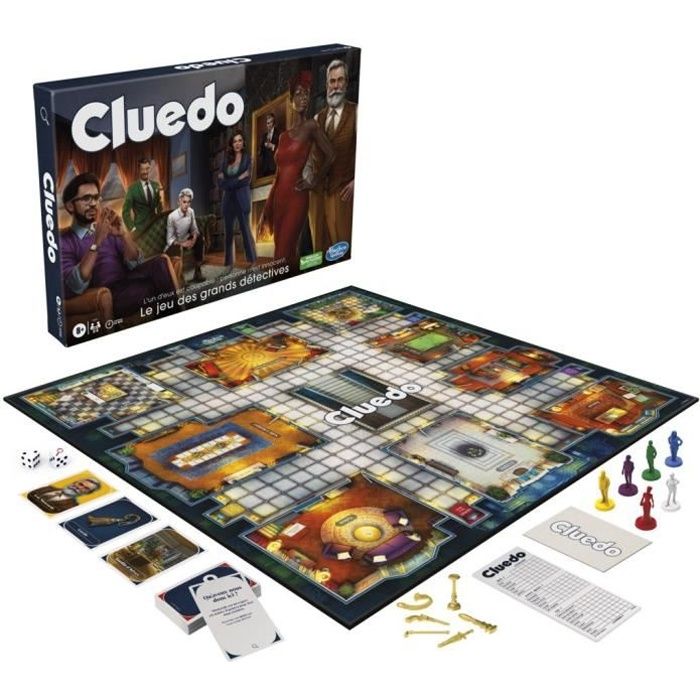 Cluedo Classic nouvelle version Jeu de société de réflexion et stratégie Dès 8 ans