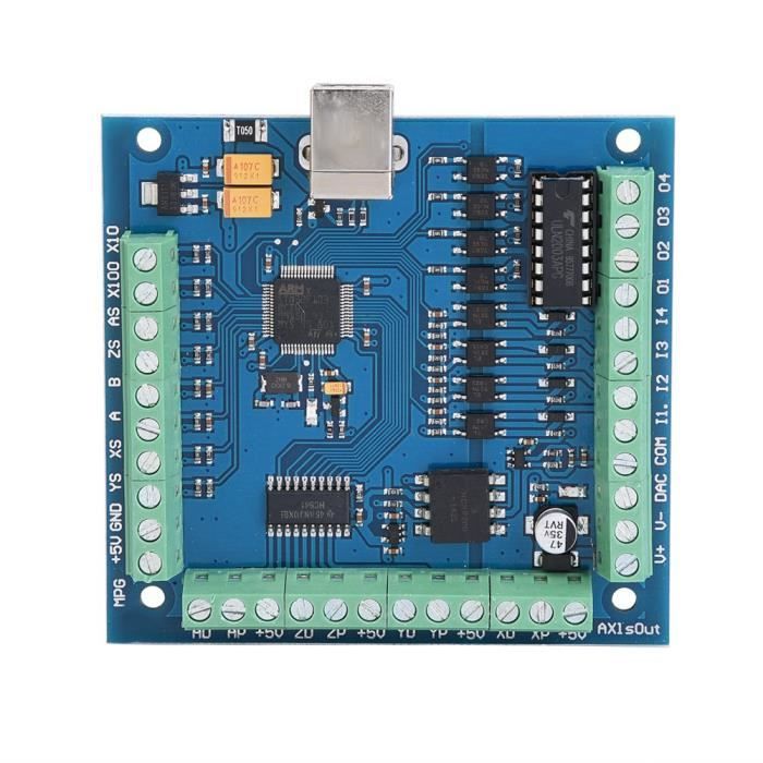 Carte De Bus 4 Ports RJ45 - Bornier En Cuivre Pour Réseau - Installation Sur PCB