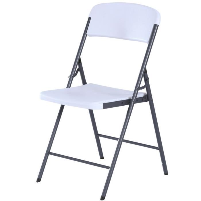 chaise pliante ultra résistante lifetime 47x48x84,5 cm uv100
