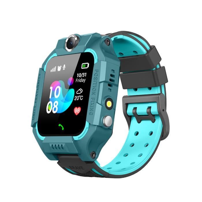 Montre Intelligente Enfant tanche Montre Connectée Enfant GPS avec Appareil Photo et Lampe Torche Pour 3-12 Ans