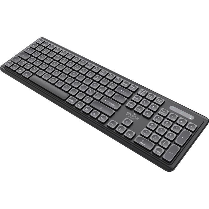 Clavier sans fil écologique - MOBILITY - USB-A - Noir