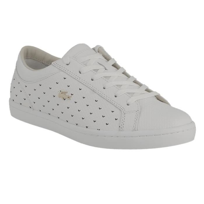 lacoste straightset blanche