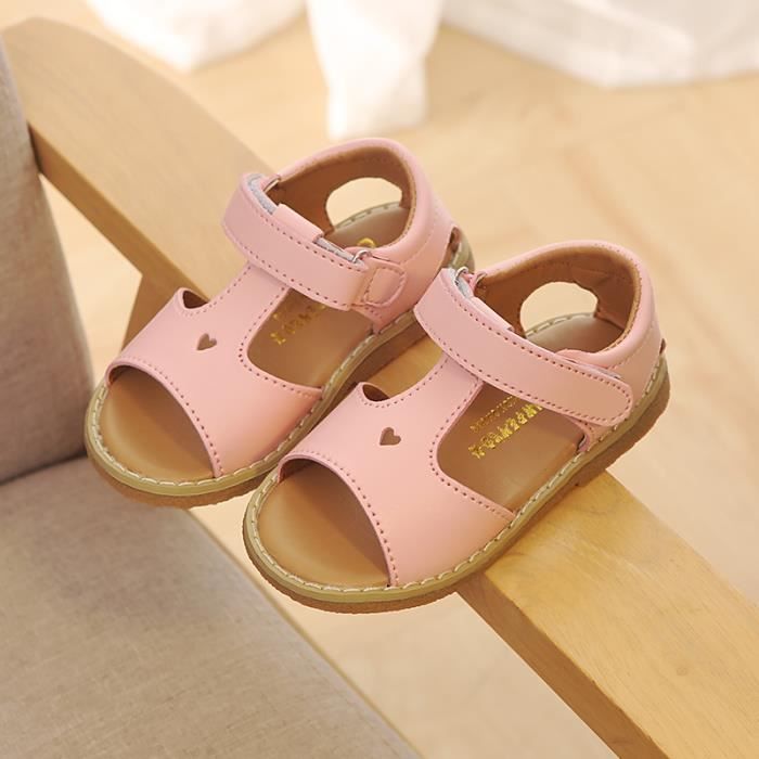Sandales Enfant Fille Bebe Chaussures D Ete Plage Rose Cdiscount