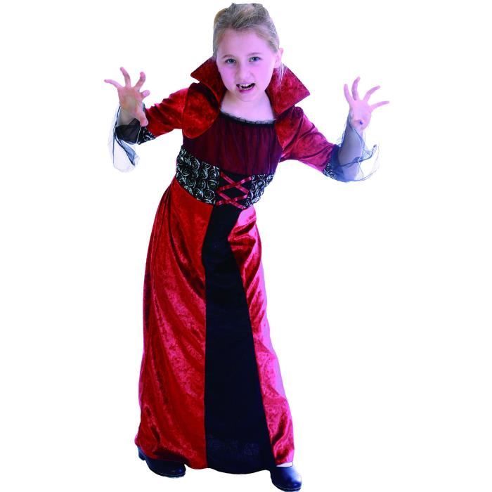 Costume de Vampire noir de noël pour filles, Cosplay de princesse