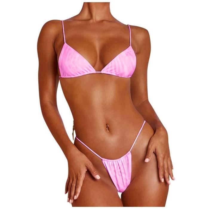 Bikini Transparent Sexy Bibliothèque de Maillots de Bain Maillot de Bain  européen et américain Maillot de Bain Bikini pour Femme Maillot Bain Une