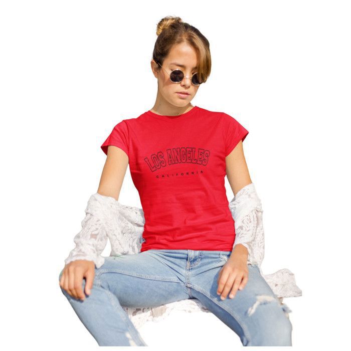 T-Shirt enfant NPZ Los Angeles Coton 100% Manches courtes