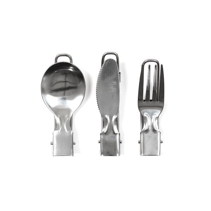 Couverts Pliables Facile à Emporter 8cm Argent