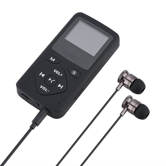 Mini Radio Numérique De Poche DAB/DAB+ FM – Lecteur MP3 Bluetooth – Modèle DAB-P7 (noir)
