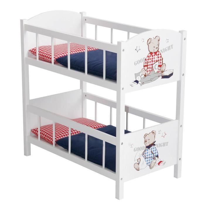 Lit Jumeaux Poupee Cdiscount