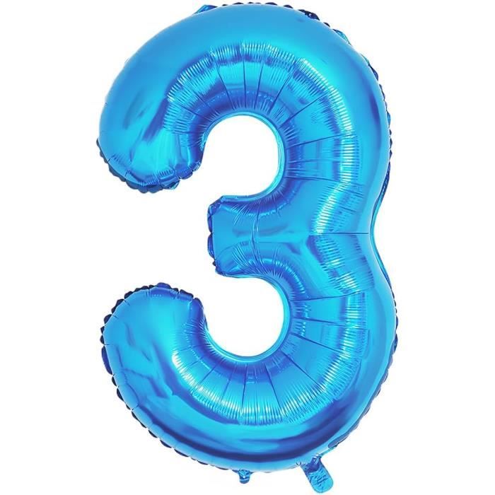 Ballon Numéro 9 Géant M&D – 34 Pouces – Pour Hélium – Anniversaire Enfant