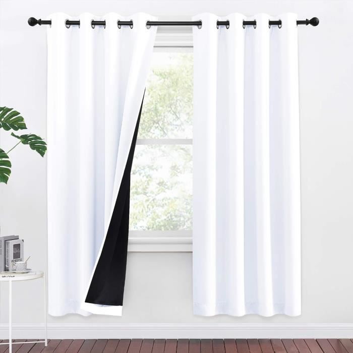 Rideaux Occultant - Rideau Lin Thermiques Isolants Anti Froid Ainsi Que
