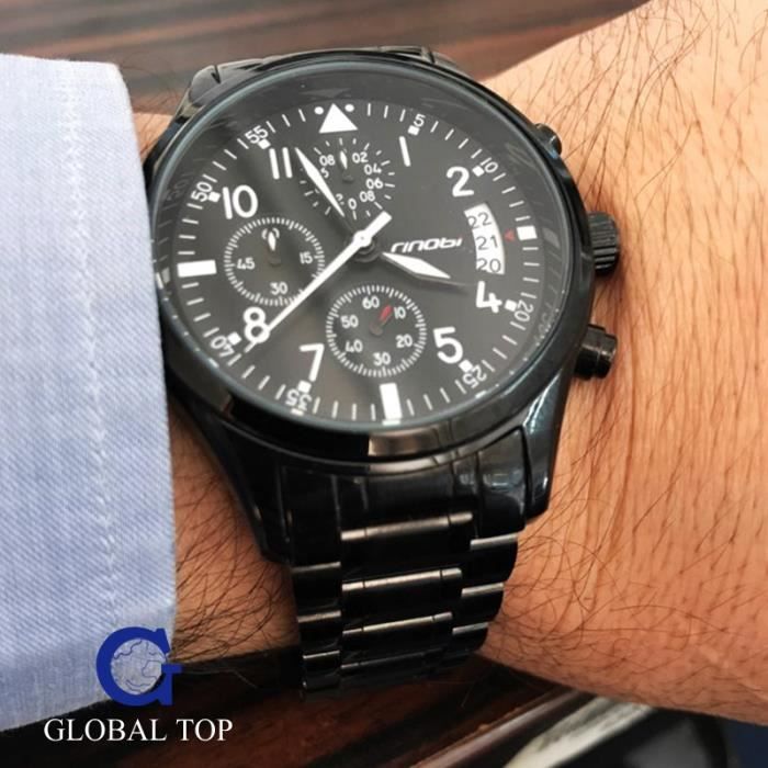 Bracelet De Montre Déployant Sinn - Style Pilote/plongée - Acier Inoxydable - Neuf Avec étiquettes